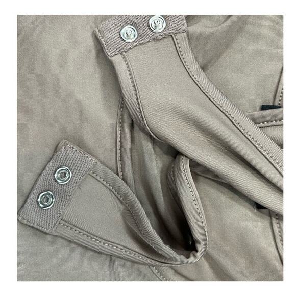 Forever 21 Tan Smooth Thong Bodysuit Size Small – High Neck, Muscle Tank - Picture 9 of 11